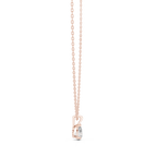 1 Carat Pear Cut Lab Diamond Solitaire Pendant