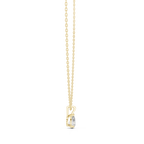 1 Carat Pear Cut Lab Diamond Solitaire Pendant