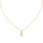 1 Carat Pear Cut Lab Diamond Solitaire Pendant