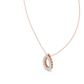 Lab Diamond Round Cut Dew Drop Pendant