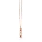 Lab Diamond Round Cut Dew Drop Pendant