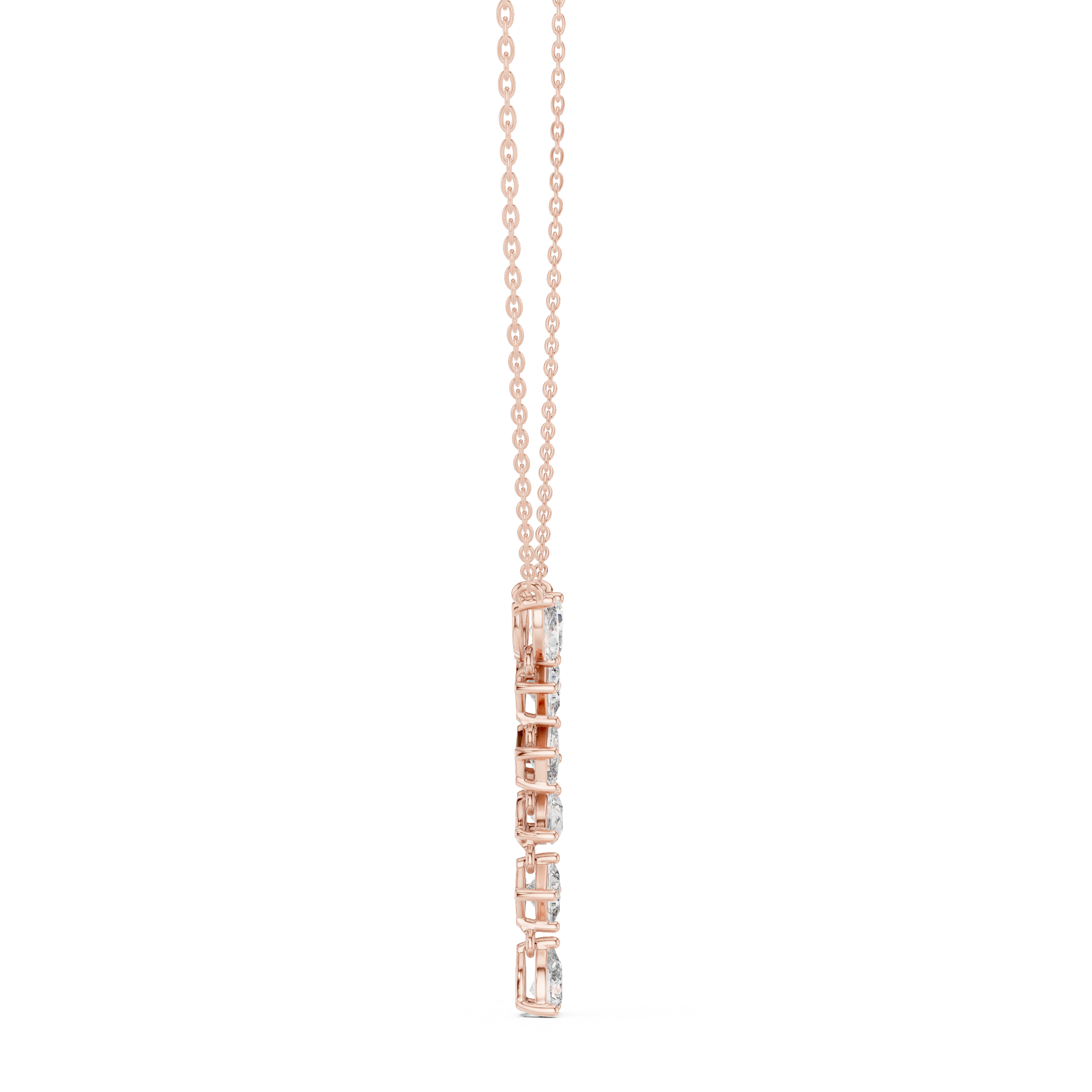 Multi Shape lab Diamond Modern Pendant