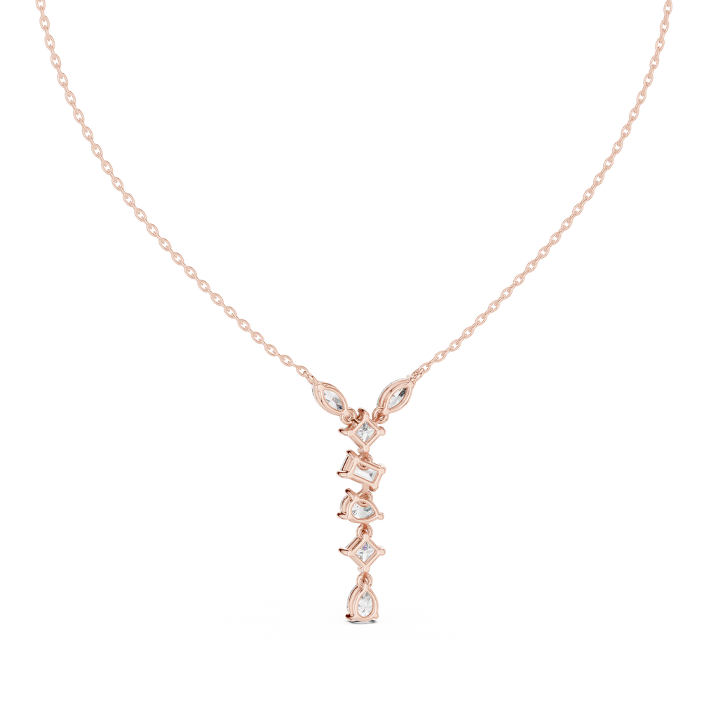 Multi Shape lab Diamond Modern Pendant