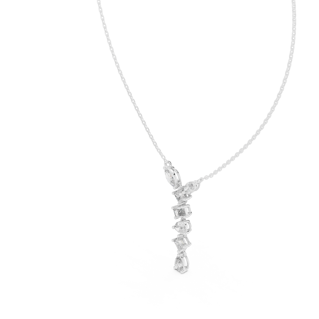 Multi Shape lab Diamond Modern Pendant
