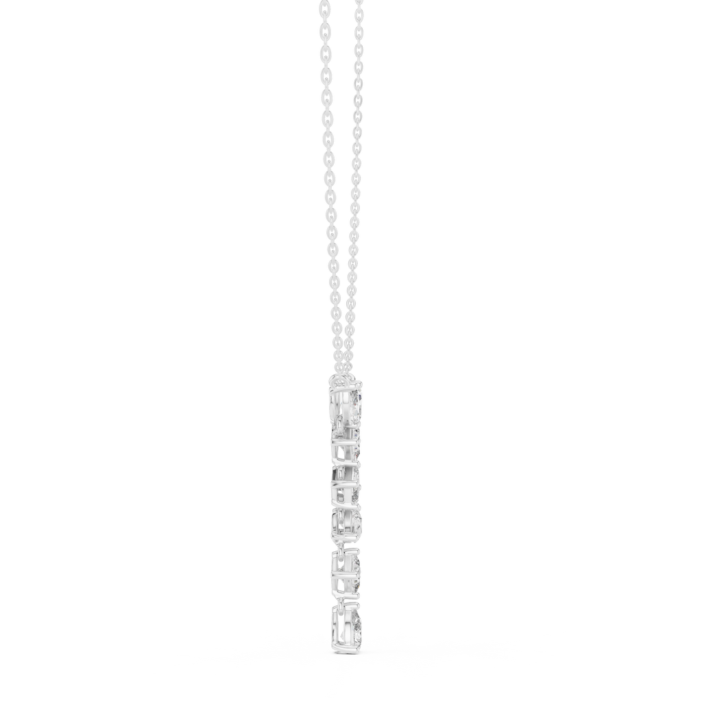 Multi Shape lab Diamond Modern Pendant