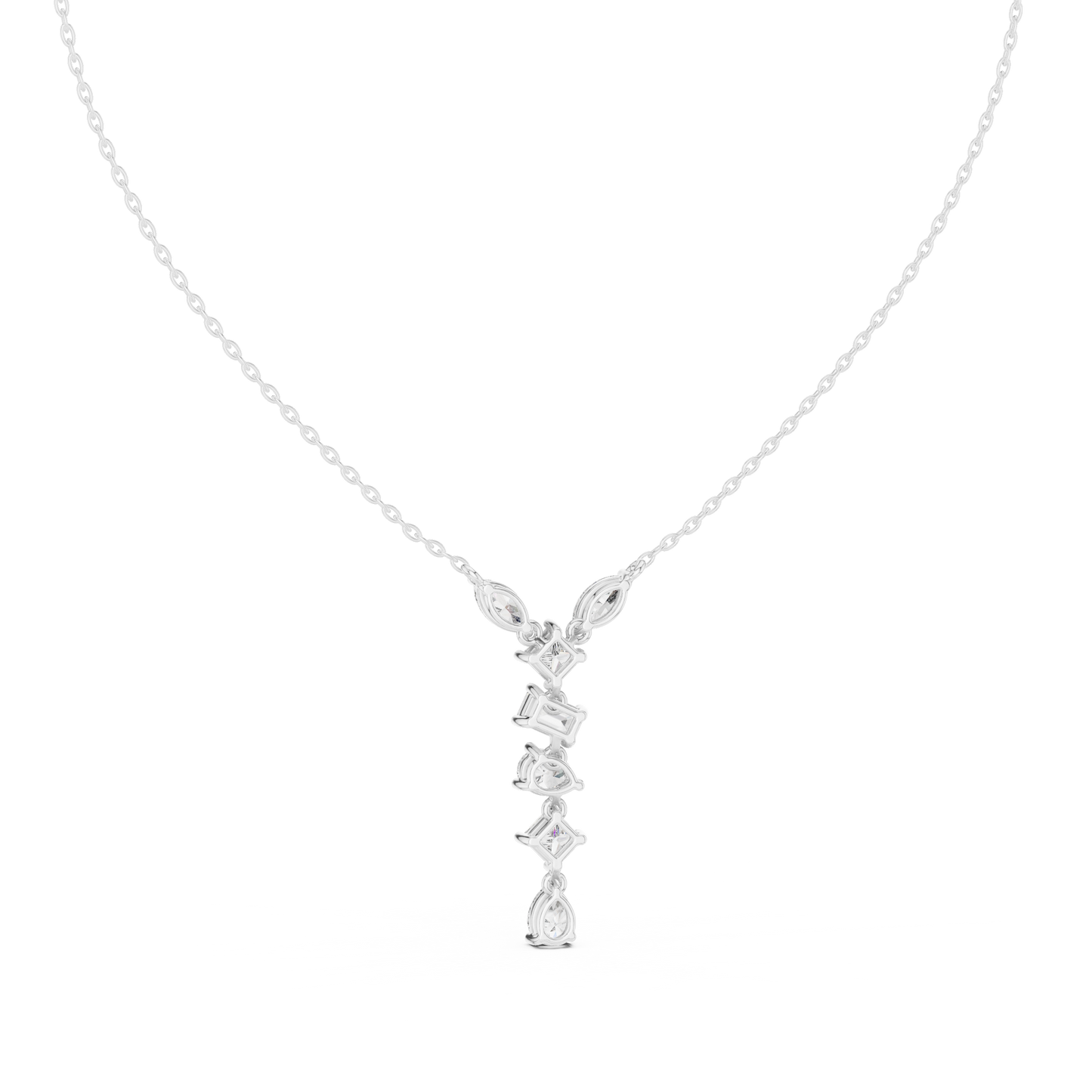 Multi Shape lab Diamond Modern Pendant