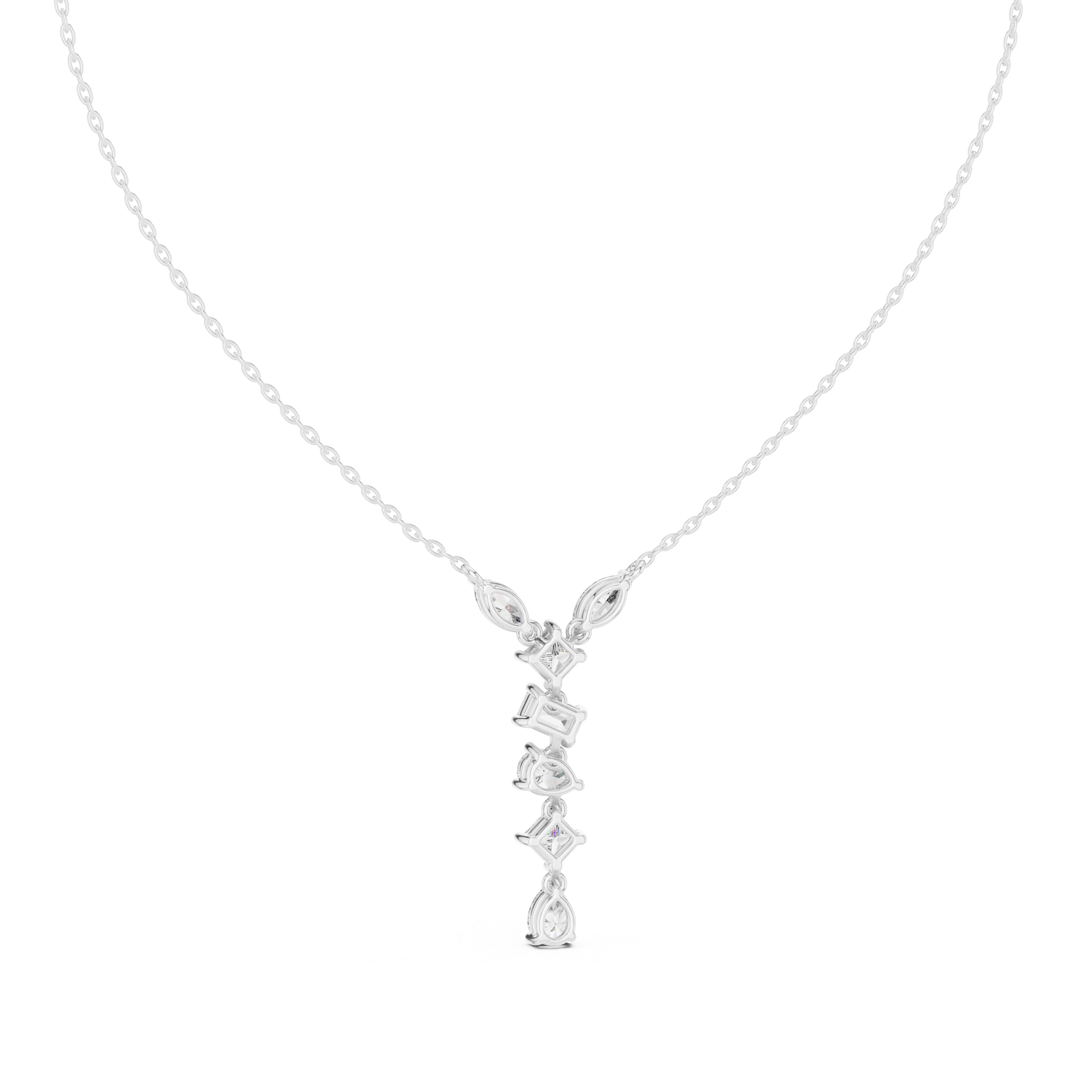 Multi Shape lab Diamond Modern Pendant