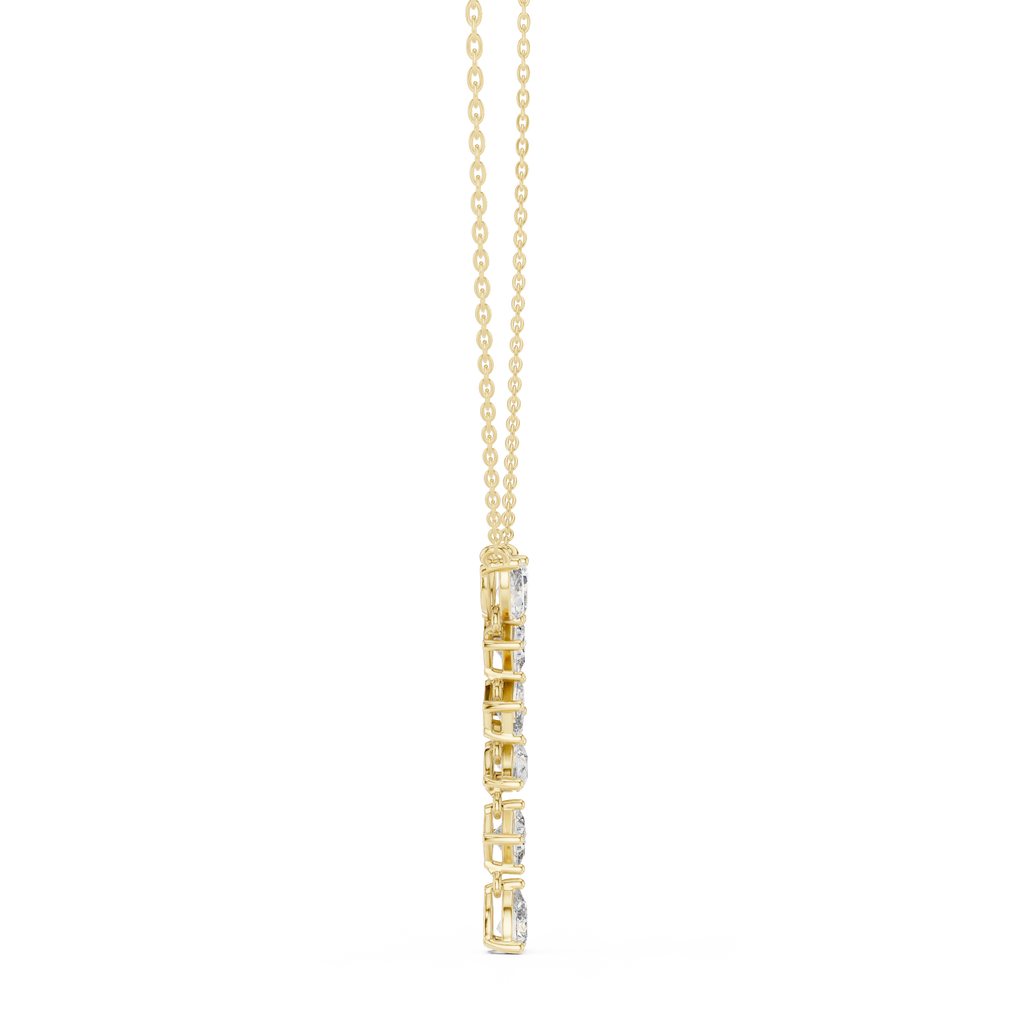 Multi Shape lab Diamond Modern Pendant