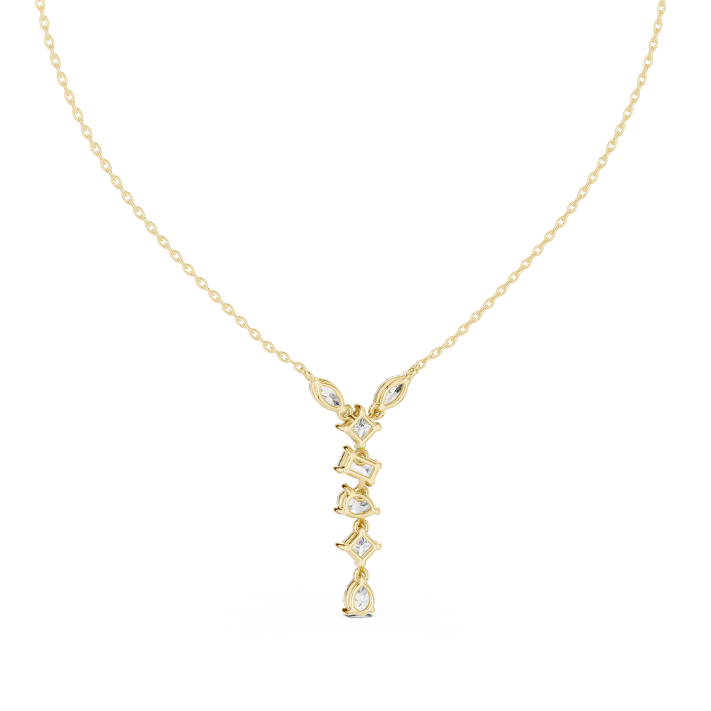 Multi Shape lab Diamond Modern Pendant