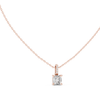 1.50 Carat Cushion Cut Solitaire Lab Diamond Pendant