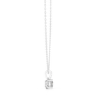 1.50 Carat Cushion Cut Solitaire Lab Diamond Pendant