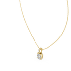 1.50 Carat Cushion Cut Solitaire Lab Diamond Pendant