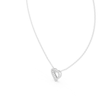 Heart Shape Round Cut Lab Diamond Pendant
