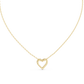 Heart Shape Round Cut Lab Diamond Pendant