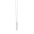 1.50 Carat Oval Shape Lab Diamond Circle Pendant