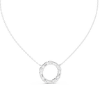 1.50 Carat Oval Shape Lab Diamond Circle Pendant