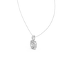 3 Carat Cushion Lab Diamond Halo Pendant