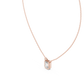 Bezel Set Emerald lab Diamond Solitaire Pendant