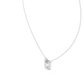 Bezel Set Emerald lab Diamond Solitaire Pendant
