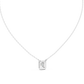 Bezel Set Emerald lab Diamond Solitaire Pendant