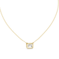 2.50 Carat Emerald Cut Lab Diamond Bezel Set Pendant