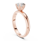 Round Shape Lab Grown Diamond Solitaire Ring