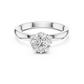 Round Shape Lab Grown Diamond Solitaire Ring