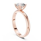 1 Carat Round Cut Solitaire Diamond Engagement Ring