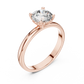 1 Carat Round Cut Solitaire Diamond Engagement Ring