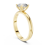 1 Carat Round Cut Solitaire Diamond Engagement Ring