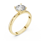 1 Carat Round Cut Solitaire Diamond Engagement Ring