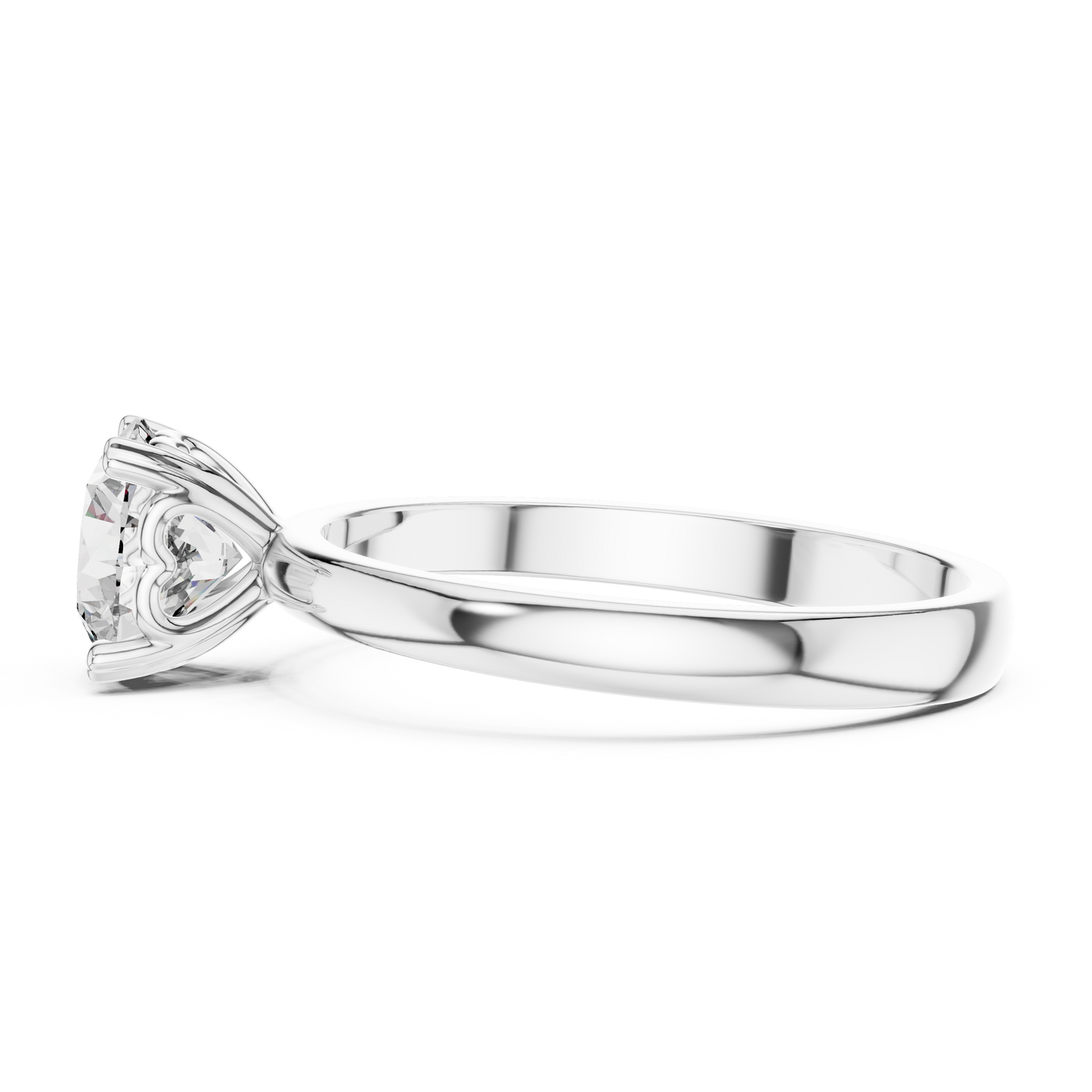 1 Carat Round Cut Solitaire Diamond Engagement Ring