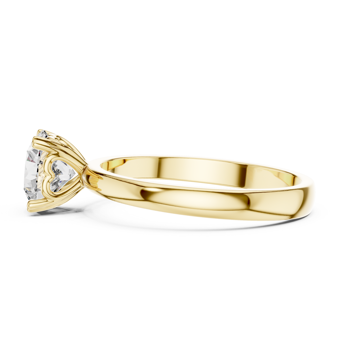 1 Carat Round Cut Solitaire Diamond Engagement Ring