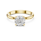 1 Carat Round Cut Solitaire Diamond Engagement Ring