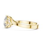 Round Cut Lab Diamond Bypass Engagement Ring