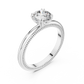 Round Lab Grown Diamond Solitaire Engagement Ring