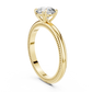 Round Lab Grown Diamond Solitaire Engagement Ring