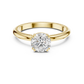 Round Lab Grown Diamond Solitaire Engagement Ring