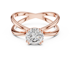 1 Carat Round Diamond Split Shank Engagement Ring