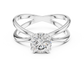 1 Carat Round Diamond Split Shank Engagement Ring