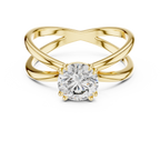 1 Carat Round Diamond Split Shank Engagement Ring