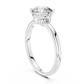 14K Yellow Gold Round Lab Diamond Solitaire Ring