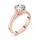 Round Cut 1 Carat Solitaire Diamond Engagement Ring