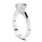 Round Cut 1 Carat Solitaire Diamond Engagement Ring