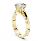 Round Cut 1 Carat Solitaire Diamond Engagement Ring