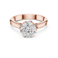 Round Cut 1 Carat Solitaire Diamond Engagement Ring