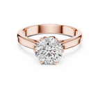 Round Cut 1 Carat Solitaire Diamond Engagement Ring