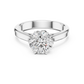 Round Cut 1 Carat Solitaire Diamond Engagement Ring