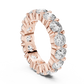 Round Cut Lab Grown Diamond Eternity band