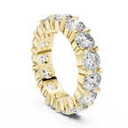 Round Cut Lab Grown Diamond Eternity band